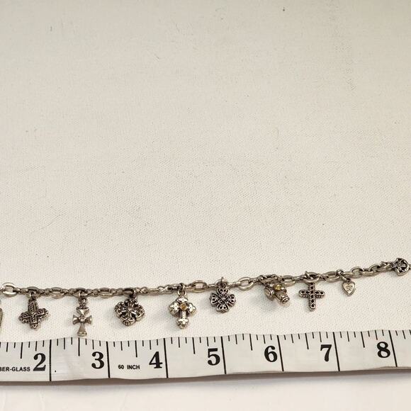 BRIGHTON faith, hope, religious,‎ cross charm bracelet - Picture 7 of 7